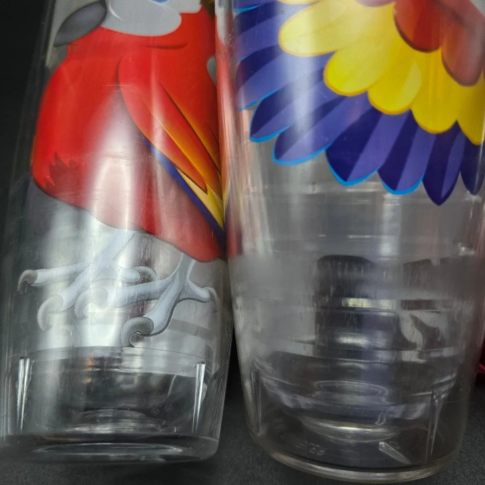 Margaritaville 26oz Insulated Tumbler Set of 2 It's A State of Mind Red Lids USA